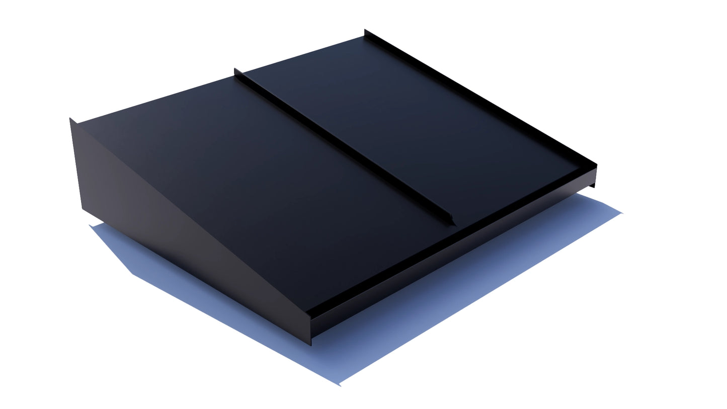 Entrétak 1200mm svart RAL 9011 bandtäckning – Takfabriken