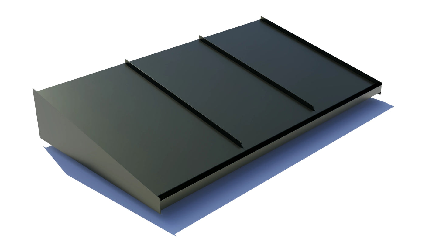 Entrétak 1800mm skogsgrön RAL 6003 bandtäckning – Takfabriken