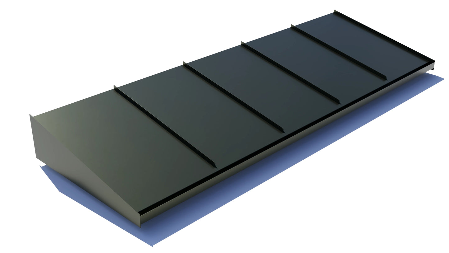 Entrétak 3000mm skogsgrön RAL 6003 bandtäckning – Takfabriken
